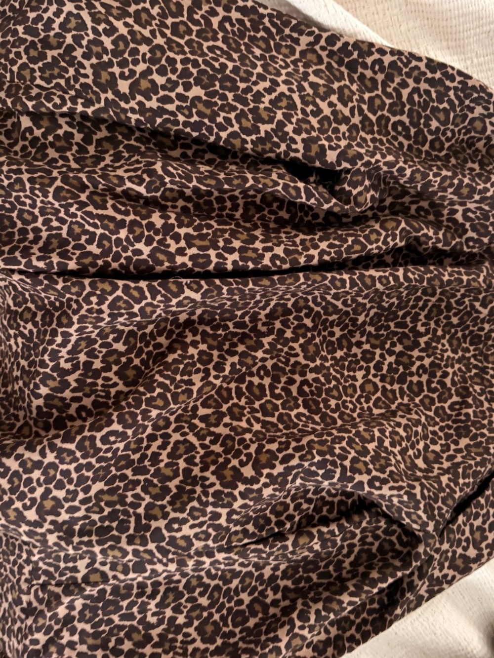 Sezane Annie Shirt Winter Leopard Camel - Size 4